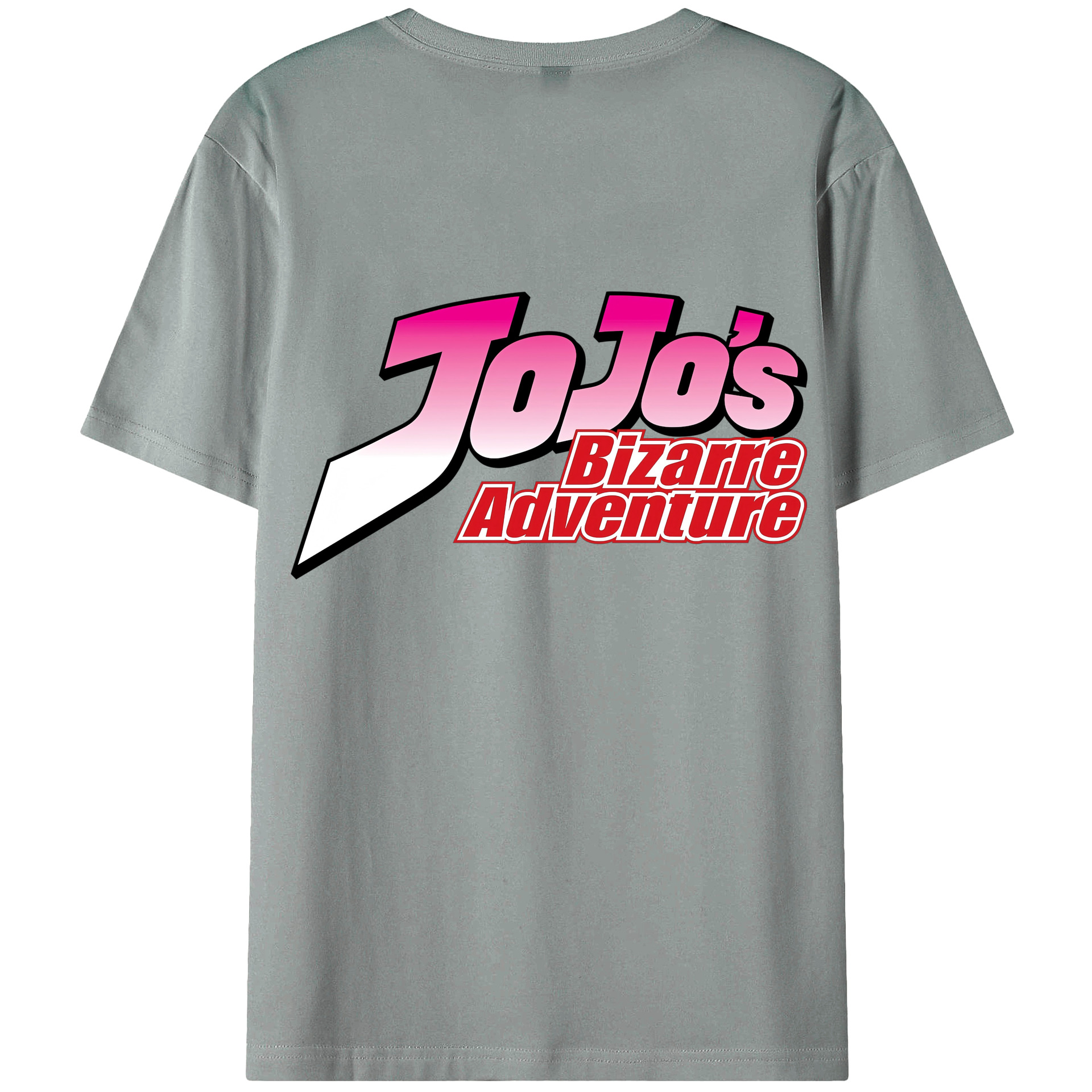 （画像用） ジョジョの奇妙な冒険 JoJo's Bizarre Adventure 綿100％ メンズ半袖Tシャツ（バックプリント） 通気性